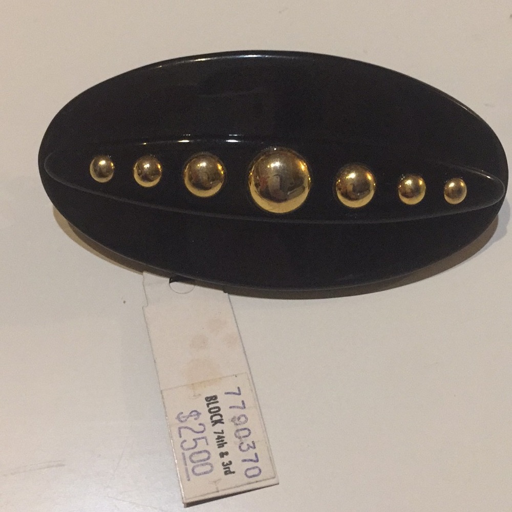 Francois Huchard Handmade Gold Studded 80s Clip